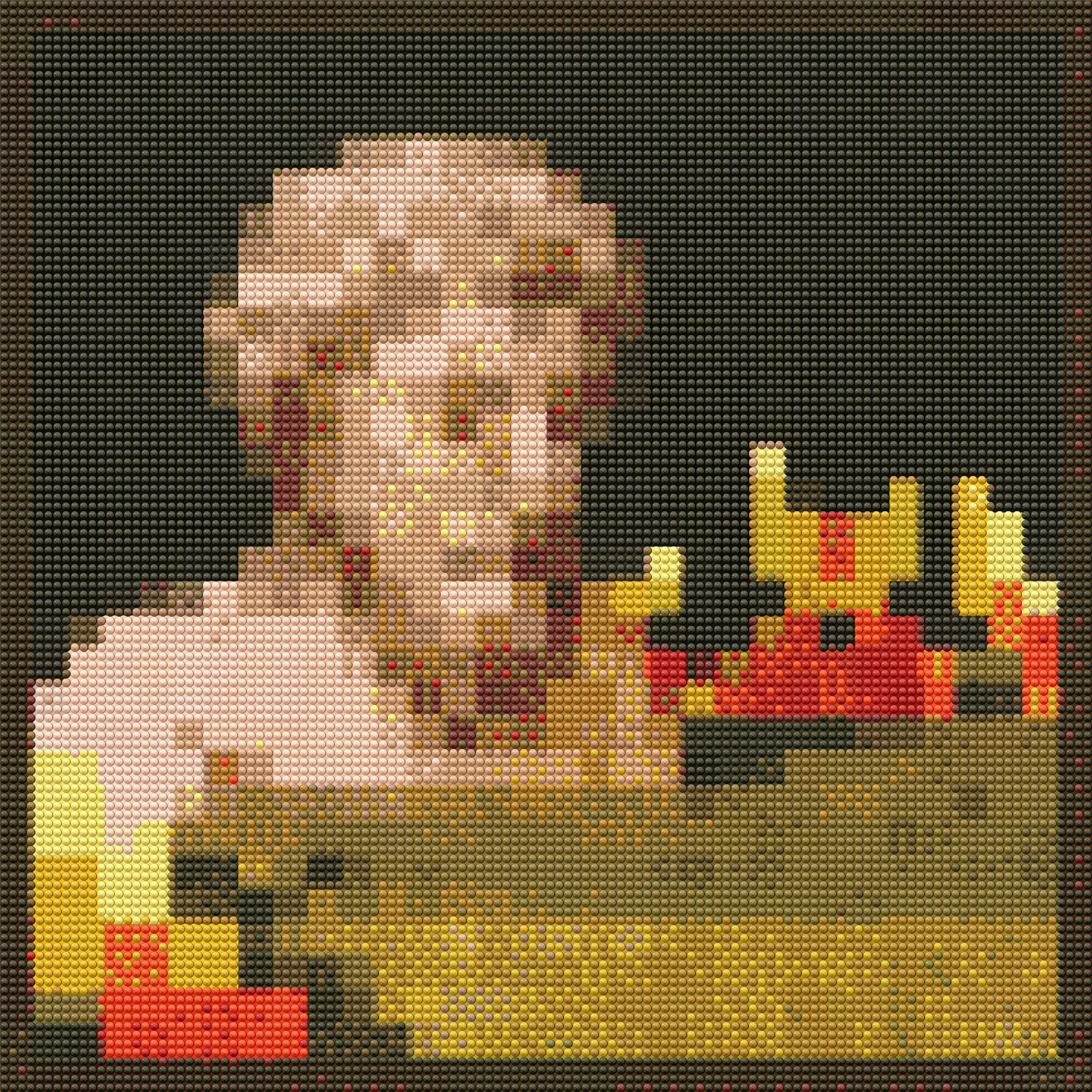 Bust in Shadowed Light