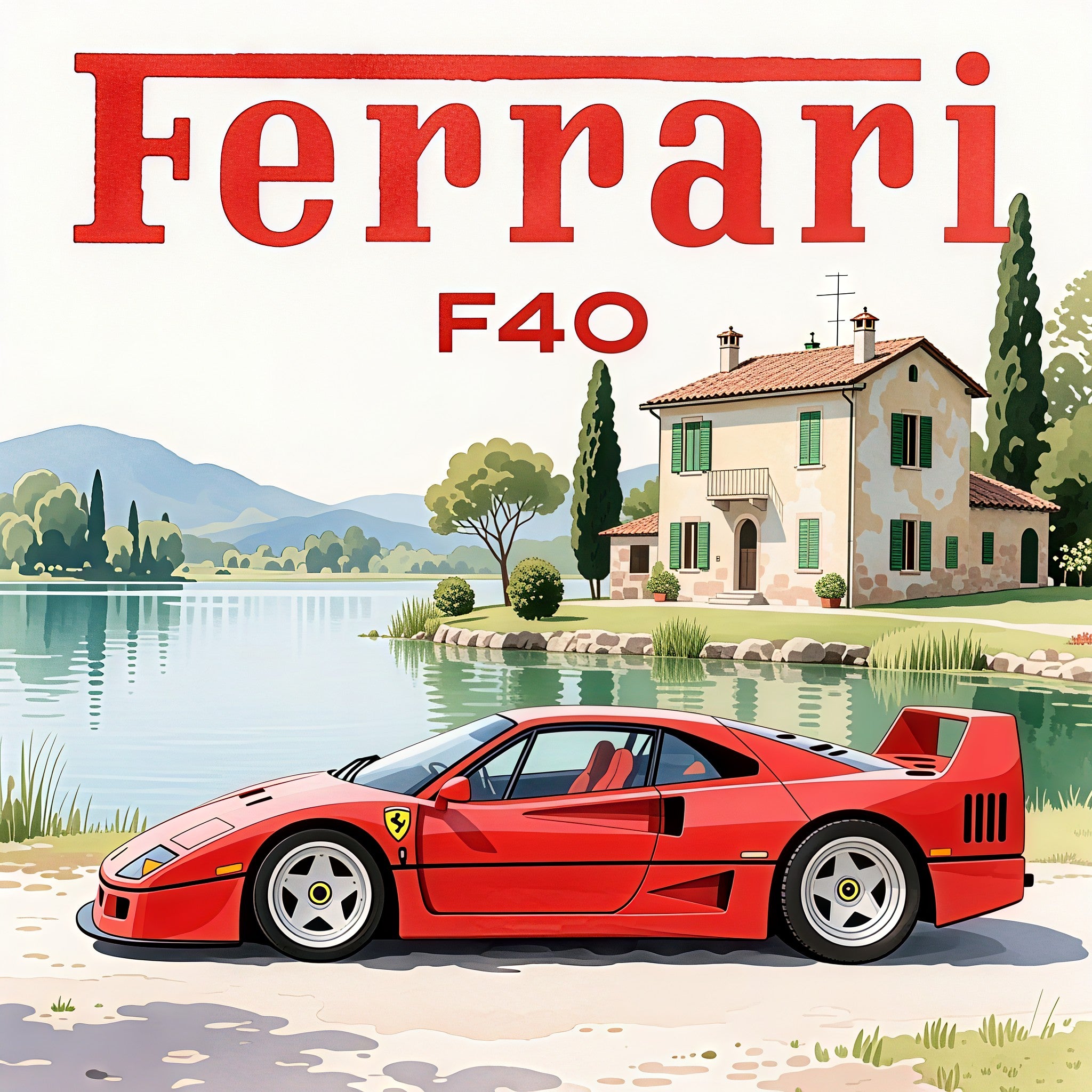 F40 Red Classic